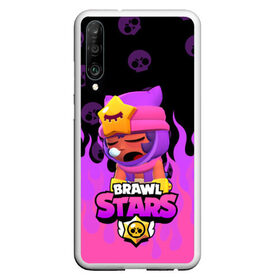 Чехол для Honor P30 с принтом Sandy BRAWL STARS в Санкт-Петербурге, Силикон | Область печати: задняя сторона чехла, без боковых панелей | brawl stars | brawl stars sandy | legendary brawler | leon | leon shark | sandy | shark | stars | акула | бравл стар сэнди | леон акула | сенди | сэнди