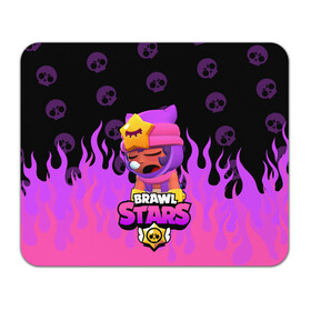 Коврик для мышки прямоугольный с принтом Sandy BRAWL STARS в Санкт-Петербурге, натуральный каучук | размер 230 х 185 мм; запечатка лицевой стороны | brawl stars | brawl stars sandy | legendary brawler | leon | leon shark | sandy | shark | stars | акула | бравл стар сэнди | леон акула | сенди | сэнди