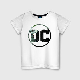 Детская футболка хлопок с принтом Joker в Санкт-Петербурге, 100% хлопок | круглый вырез горловины, полуприлегающий силуэт, длина до линии бедер | dc | joker | shtatjl | джокер | логотип