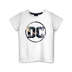 Детская футболка хлопок с принтом Batman в Санкт-Петербурге, 100% хлопок | круглый вырез горловины, полуприлегающий силуэт, длина до линии бедер | batman | dc | shtatjl | бэтмен | логотип