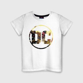 Детская футболка хлопок с принтом Sinestro в Санкт-Петербурге, 100% хлопок | круглый вырез горловины, полуприлегающий силуэт, длина до линии бедер | dc | shtatjl | sinestro | логотип | синестро