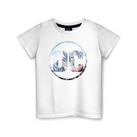 Детская футболка хлопок с принтом Shazam в Санкт-Петербурге, 100% хлопок | круглый вырез горловины, полуприлегающий силуэт, длина до линии бедер | Тематика изображения на принте: dc | shazam | shtatjl | логотип | шазам