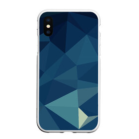 Чехол для iPhone XS Max матовый с принтом DARK BLUE в Санкт-Петербурге, Силикон | Область печати: задняя сторона чехла, без боковых панелей | Тематика изображения на принте: geometry | kaleidoscope | pattern | pilygon | polyscape | space | textures | tie dye | абстракт | броня | вселенная | геометрия | города | каледоскоп | космос | паттерн | полигон | полискейп | природа | тай дай | текстура | текстуры