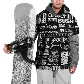 Накидка на куртку 3D с принтом Рок группы в Санкт-Петербурге, 100% полиэстер |  | английский | белый | иностранные надписи | музыка | название | рок | серый | черный | черный фон
