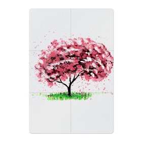 Магнитный плакат 2Х3 с принтом Сакура в Санкт-Петербурге, Полимерный материал с магнитным слоем | 6 деталей размером 9*9 см | pink | sakura | tree | дерево | дерево сакуры | природа | розовое | сакура | цветущее дерево