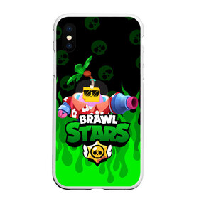 Чехол для iPhone XS Max матовый с принтом СПРАУТ BRAWL STARS в Санкт-Петербурге, Силикон | Область печати: задняя сторона чехла, без боковых панелей | brawl | brawl stars | brawl stars sprout | clash | sprout | tropical sprout | бравл старс | игра | мобильные игры | спраут | тропический спрут