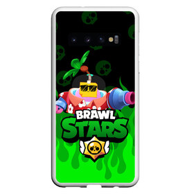 Чехол для Samsung Galaxy S10 с принтом СПРАУТ BRAWL STARS в Санкт-Петербурге, Силикон | Область печати: задняя сторона чехла, без боковых панелей | brawl | brawl stars | brawl stars sprout | clash | sprout | tropical sprout | бравл старс | игра | мобильные игры | спраут | тропический спрут