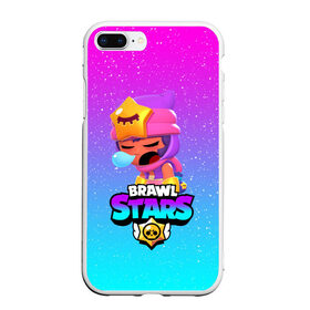 Чехол для iPhone 7Plus/8 Plus матовый с принтом BRAWL STARS SANDY в Санкт-Петербурге, Силикон | Область печати: задняя сторона чехла, без боковых панелей | bibi | brawl stars | coach mike | crow | leon | leon shark | max | mecha crow | mr.p | phoenix | sally leon | sandy | spike | sprout | tara | unicorn | virus 8 bit | werewolf | ворон | оборотень