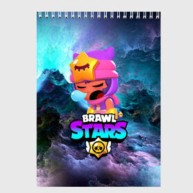 Скетчбук с принтом BRAWL STARS SANDY в Санкт-Петербурге, 100% бумага
 | 48 листов, плотность листов — 100 г/м2, плотность картонной обложки — 250 г/м2. Листы скреплены сверху удобной пружинной спиралью | bibi | brawl stars | coach mike | crow | leon | leon shark | max | mecha crow | mr.p | phoenix | sally leon | sandy | spike | sprout | tara | unicorn | virus 8 bit | werewolf | ворон | оборотень