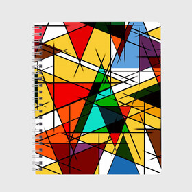 Тетрадь с принтом ПИКАССО в Санкт-Петербурге, 100% бумага | 48 листов, плотность листов — 60 г/м2, плотность картонной обложки — 250 г/м2. Листы скреплены сбоку удобной пружинной спиралью. Уголки страниц и обложки скругленные. Цвет линий — светло-серый
 | geometry | kaleidoscope | pattern | pilygon | polyscape | space | textures | tie dye | абстракт | броня | вселенная | геометрия | города | каледоскоп | космос | паттерн | полигон | полискейп | природа | тай дай | текстура | текстуры