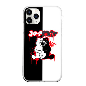 Чехол для iPhone 11 Pro матовый с принтом MONOKUMA в Санкт-Петербурге, Силикон |  | anime | bear | black  white | danganronpa | kurokuma | monodam | monokuma | monomi | monotaro | pink | rabbit | school | shirokuma | аниме | главарь | мoноми | монокума | черно белый | школа