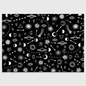 Поздравительная открытка с принтом Космос в Санкт-Петербурге, 100% бумага | плотность бумаги 280 г/м2, матовая, на обратной стороне линовка и место для марки
 | alien | galaxy | moon | nasa | pattern | space | star | sun | ufo | астрономия | звезды | космонавтика | космос | луна | наса | нло | паттерн | пришельцы