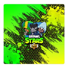 Магнитный плакат 3Х3 с принтом Brawl Stars TRIO в Санкт-Петербурге, Полимерный материал с магнитным слоем | 9 деталей размером 9*9 см | 8 bit | 8 бит | bibi | brawl | brawl stars | crow | leon | spike | sprout | stars | бравл | бравл старс | браво старс | игра | компьютерная | кров | леон | онлайн | старс