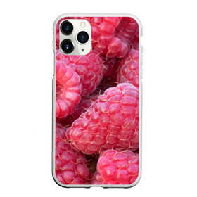 Чехол для iPhone 11 Pro Max матовый с принтом Очень много малины в Санкт-Петербурге, Силикон |  | плоды | ягоды