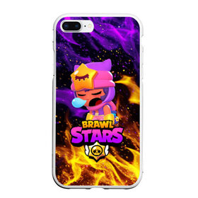 Чехол для iPhone 7Plus/8 Plus матовый с принтом BRAWL STARS SANDY в Санкт-Петербурге, Силикон | Область печати: задняя сторона чехла, без боковых панелей | bibi | brawl stars | coach mike | crow | gale | leon | leon shark | max | mecha crow | mr.p | phoenix | sally leon | sandy | spike | sprout | tara | unicorn | virus 8 bit | werewolf | ворон | оборотень