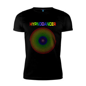 Мужская футболка премиум с принтом HYPNODANCER в Санкт-Петербурге, 92% хлопок, 8% лайкра | приталенный силуэт, круглый вырез ворота, длина до линии бедра, короткий рукав | hypnodancer | hypnodancer little | little big | uno | группа little big | литл биг | надпись