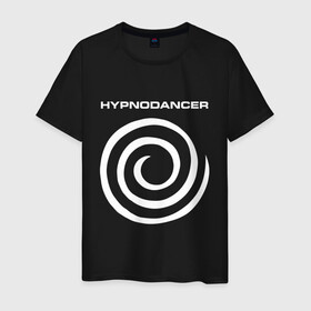 Мужская футболка хлопок с принтом HYPNODANCER в Санкт-Петербурге, 100% хлопок | прямой крой, круглый вырез горловины, длина до линии бедер, слегка спущенное плечо. | hypnodancer | hypnodancer little | little big | uno | группа little big | литл биг | надпись