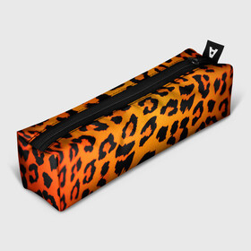 Пенал 3D с принтом JAGUAR GOLD в Санкт-Петербурге, 100% полиэстер | плотная ткань, застежка на молнии | cat | jaguar | leopard | yaguar | дикая кошка | животные | кошка | леопард | пятна животного | текстура | шерсть | ягуар