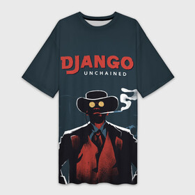 Платье-футболка 3D с принтом Django в Санкт-Петербурге,  |  | django | tarantino | джанго | джанго освобожденный | тарантино