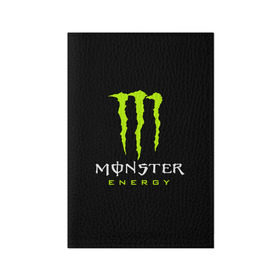 Обложка для паспорта матовая кожа с принтом MONSTER ENERGY в Санкт-Петербурге, натуральная матовая кожа | размер 19,3 х 13,7 см; прозрачные пластиковые крепления | black monster | bmx | claw | cybersport | energy | monster | monster energy | moto | motocross | race | sport | киберспорт | когти | монстер энерджи | монстр | мото | мотокросс | ралли | скейтбординг | спорт | т | энергия