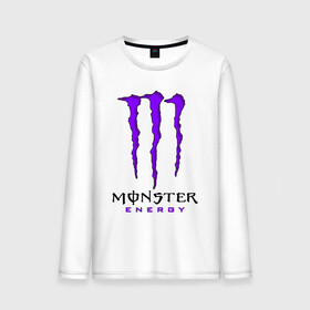 Мужской лонгслив хлопок с принтом MONSTER ENERGY в Санкт-Петербурге, 100% хлопок |  | black monster | bmx | claw | cybersport | energy | monster | monster energy | moto | motocross | race | sport | киберспорт | когти | монстер энерджи | монстр | мото | мотокросс | ралли | скейтбординг | спорт | т | энергия