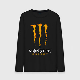 Мужской лонгслив хлопок с принтом MONSTER ENERGY в Санкт-Петербурге, 100% хлопок |  | black monster | bmx | claw | cybersport | energy | monster | monster energy | moto | motocross | race | sport | киберспорт | когти | монстер энерджи | монстр | мото | мотокросс | ралли | скейтбординг | спорт | т | энергия