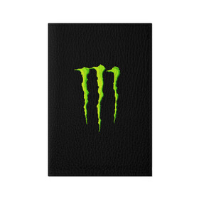 Обложка для паспорта матовая кожа с принтом MONSTER ENERGY в Санкт-Петербурге, натуральная матовая кожа | размер 19,3 х 13,7 см; прозрачные пластиковые крепления | black monster | bmx | claw | cybersport | energy | monster | monster energy | moto | motocross | race | sport | киберспорт | когти | монстер энерджи | монстр | мото | мотокросс | ралли | скейтбординг | спорт | т | энергия