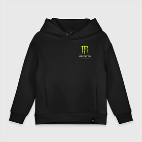 Детское худи Oversize хлопок с принтом MONSTER ENERGY в Санкт-Петербурге, френч-терри — 70% хлопок, 30% полиэстер. Мягкий теплый начес внутри —100% хлопок | боковые карманы, эластичные манжеты и нижняя кромка, капюшон на магнитной кнопке | black monster | bmx | claw | cybersport | energy | monster | monster energy | moto | motocross | race | sport | киберспорт | когти | монстер энерджи | монстр | мото | мотокросс | ралли | скейтбординг | спорт | т | энергия