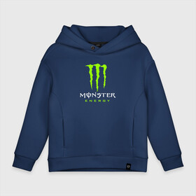 Детское худи Oversize хлопок с принтом MONSTER ENERGY в Санкт-Петербурге, френч-терри — 70% хлопок, 30% полиэстер. Мягкий теплый начес внутри —100% хлопок | боковые карманы, эластичные манжеты и нижняя кромка, капюшон на магнитной кнопке | black monster | bmx | claw | cybersport | energy | monster | monster energy | moto | motocross | race | sport | киберспорт | когти | монстер энерджи | монстр | мото | мотокросс | ралли | скейтбординг | спорт | т | энергия