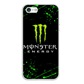 Чехол для iPhone 5/5S матовый с принтом MONSTER ENERGY в Санкт-Петербурге, Силикон | Область печати: задняя сторона чехла, без боковых панелей | black monster | bmx | claw | cybersport | energy | monster | monster energy | moto | motocross | race | sport | киберспорт | когти | монстер энерджи | монстр | мото | мотокросс | ралли | скейтбординг | спорт | т | энергия