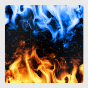 Магнитный плакат 3Х3 с принтом БИТВА ОГНЕЙ в Санкт-Петербурге, Полимерный материал с магнитным слоем | 9 деталей размером 9*9 см | fire | flame | битва | вода | жар | желтый | искра | искры | костер | красный | лед | огней | огнем | огненные | огненный | огни | огнями | огонек | огонечек | огонечки | огонь | огоньки | оранжевый | пламя | пожар