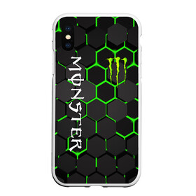 Чехол для iPhone XS Max матовый с принтом MONSTER ENERGY в Санкт-Петербурге, Силикон | Область печати: задняя сторона чехла, без боковых панелей | black monster | bmx | claw | cybersport | energy | monster | monster energy | moto | motocross | race | sport | киберспорт | когти | монстер энерджи | монстр | мото | мотокросс | ралли | скейтбординг | спорт | т | энергия