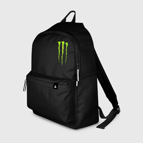 Рюкзак 3D с принтом MONSTER ENERGY в Санкт-Петербурге, 100% полиэстер | лямки с регулируемой длиной, сверху петелька, чтобы рюкзак можно было повесить на вешалку. Основное отделение закрывается на молнию, как и внешний карман. Внутри два дополнительных кармана, один из которых закрывается на молнию. По бокам два дополнительных кармашка | black monster | bmx | claw | cybersport | energy | monster | monster energy | moto | motocross | race | sport | киберспорт | когти | монстер энерджи | монстр | мото | мотокросс | ралли | скейтбординг | спорт | т | энергия