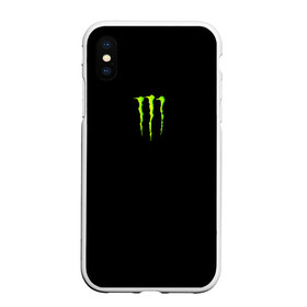 Чехол для iPhone XS Max матовый с принтом MONSTER ENERGY в Санкт-Петербурге, Силикон | Область печати: задняя сторона чехла, без боковых панелей | black monster | bmx | claw | cybersport | energy | monster | monster energy | moto | motocross | race | sport | киберспорт | когти | монстер энерджи | монстр | мото | мотокросс | ралли | скейтбординг | спорт | т | энергия