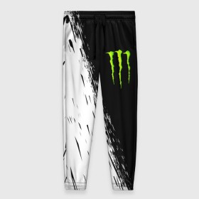 Женские брюки 3D с принтом MONSTER ENERGY в Санкт-Петербурге, полиэстер 100% | прямой крой, два кармана без застежек по бокам, с мягкой трикотажной резинкой на поясе и по низу штанин. В поясе для дополнительного комфорта — широкие завязки | black monster | bmx | claw | cybersport | energy | monster | monster energy | moto | motocross | race | sport | киберспорт | когти | монстер энерджи | монстр | мото | мотокросс | ралли | скейтбординг | спорт | т | энергия