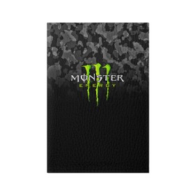 Обложка для паспорта матовая кожа с принтом MONSTER ENERGY в Санкт-Петербурге, натуральная матовая кожа | размер 19,3 х 13,7 см; прозрачные пластиковые крепления | Тематика изображения на принте: black monster | bmx | claw | cybersport | energy | monster | monster energy | moto | motocross | race | sport | киберспорт | когти | монстер энерджи | монстр | мото | мотокросс | ралли | скейтбординг | спорт | т | энергия