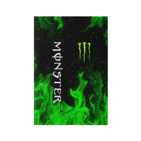 Обложка для паспорта матовая кожа с принтом MONSTER ENERGY в Санкт-Петербурге, натуральная матовая кожа | размер 19,3 х 13,7 см; прозрачные пластиковые крепления | Тематика изображения на принте: black monster | bmx | claw | cybersport | energy | monster | monster energy | moto | motocross | race | sport | киберспорт | когти | монстер энерджи | монстр | мото | мотокросс | ралли | скейтбординг | спорт | т | энергия