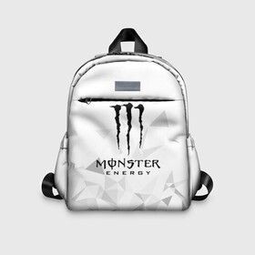 Детский рюкзак 3D с принтом MONSTER ENERGY  в Санкт-Петербурге, 100% полиэстер | лямки с регулируемой длиной, сверху петелька, чтобы рюкзак можно было повесить на вешалку. Основное отделение закрывается на молнию, как и внешний карман. Внутри дополнительный карман. По бокам два дополнительных кармашка | Тематика изображения на принте: black monster | bmx | claw | cybersport | energy | monster | monster energy | moto | motocross | race | sport | киберспорт | когти | монстер энерджи | монстр | мото | мотокросс | ралли | скейтбординг | спорт | т | энергия