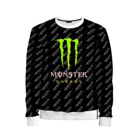 Детский свитшот 3D с принтом MONSTER ENERGY (Z) в Санкт-Петербурге, 100% полиэстер | свободная посадка, прямой крой, мягкая тканевая резинка на рукавах и понизу свитшота | black monster | bmx | claw | cybersport | energy | monster | monster energy | moto | motocross | race | sport | киберспорт | когти | монстер энерджи | монстр | мото | мотокросс | ралли | скейтбординг | спорт | т | энергия