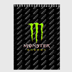Скетчбук с принтом MONSTER ENERGY (Z) в Санкт-Петербурге, 100% бумага
 | 48 листов, плотность листов — 100 г/м2, плотность картонной обложки — 250 г/м2. Листы скреплены сверху удобной пружинной спиралью | black monster | bmx | claw | cybersport | energy | monster | monster energy | moto | motocross | race | sport | киберспорт | когти | монстер энерджи | монстр | мото | мотокросс | ралли | скейтбординг | спорт | т | энергия