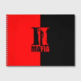 Альбом для рисования с принтом MAFIA 2 [9] в Санкт-Петербурге, 100% бумага
 | матовая бумага, плотность 200 мг. | gun | mafia | гангстер | мафия