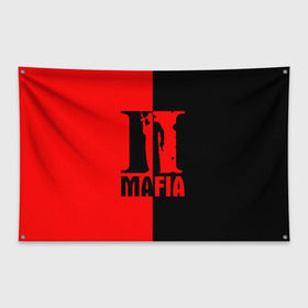 Флаг-баннер с принтом MAFIA 2 [9] в Санкт-Петербурге, 100% полиэстер | размер 67 х 109 см, плотность ткани — 95 г/м2; по краям флага есть четыре люверса для крепления | gun | mafia | гангстер | мафия