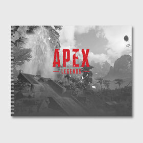 Альбом для рисования с принтом APEX LEGENDS в Санкт-Петербурге, 100% бумага
 | матовая бумага, плотность 200 мг. | 2020 | 5 сезон | apex legends 5 | art | ea | loba | ps4 | season | апекс | апекс 5 | апекс легенд | лоба | персонаж