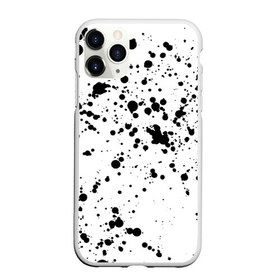 Чехол для iPhone 11 Pro Max матовый с принтом Далматинец в Санкт-Петербурге, Силикон |  | брызги краски | далматинец | краска | пятно | с брызгами | черные пятна