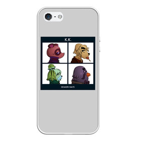 Чехол для iPhone 5/5S матовый с принтом Animal Crossing в Санкт-Петербурге, Силикон | Область печати: задняя сторона чехла, без боковых панелей | animal crossing | game | gorillaz | new horizons | nintendo | горилаз | животные | игра | нинтендо