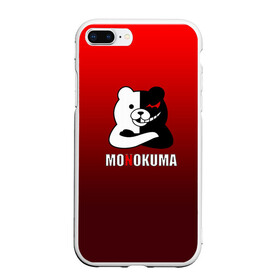 Чехол для iPhone 7Plus/8 Plus матовый с принтом Monokuma в Санкт-Петербурге, Силикон | Область печати: задняя сторона чехла, без боковых панелей | anime | danganropna | monokuma | аниме | анимэ | медведь | мишка | монокума | мономишка | черно белый медведь