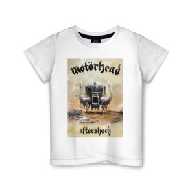 Детская футболка хлопок с принтом Motorhead в Санкт-Петербурге, 100% хлопок | круглый вырез горловины, полуприлегающий силуэт, длина до линии бедер | motorhead | арт | лемми | музыка | рок