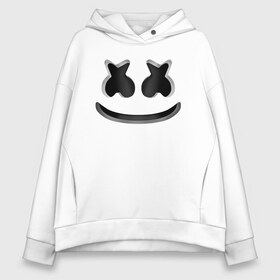 Женское худи Oversize хлопок с принтом FORTNITE x MARSHMELLO 3D в Санкт-Петербурге, френч-терри — 70% хлопок, 30% полиэстер. Мягкий теплый начес внутри —100% хлопок | боковые карманы, эластичные манжеты и нижняя кромка, капюшон на магнитной кнопке | deadmau5 | fortnite | fortnite 2 | fortnite x маршмелло | ikonik | marshmello | ninja | ninja streamer | raven | travis scott | ворон | иконик | ниндзя | пили | рейвен | трэвис скотт | фортнайт