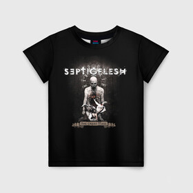 Детская футболка 3D с принтом Septicflesh в Санкт-Петербурге, 100% гипоаллергенный полиэфир | прямой крой, круглый вырез горловины, длина до линии бедер, чуть спущенное плечо, ткань немного тянется | septicflesh | арт | дэт дум метал | дэт метал | музыка | рок | симфоник метал