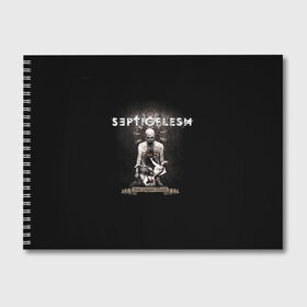Альбом для рисования с принтом Septicflesh в Санкт-Петербурге, 100% бумага
 | матовая бумага, плотность 200 мг. | septicflesh | арт | дэт дум метал | дэт метал | музыка | рок | симфоник метал